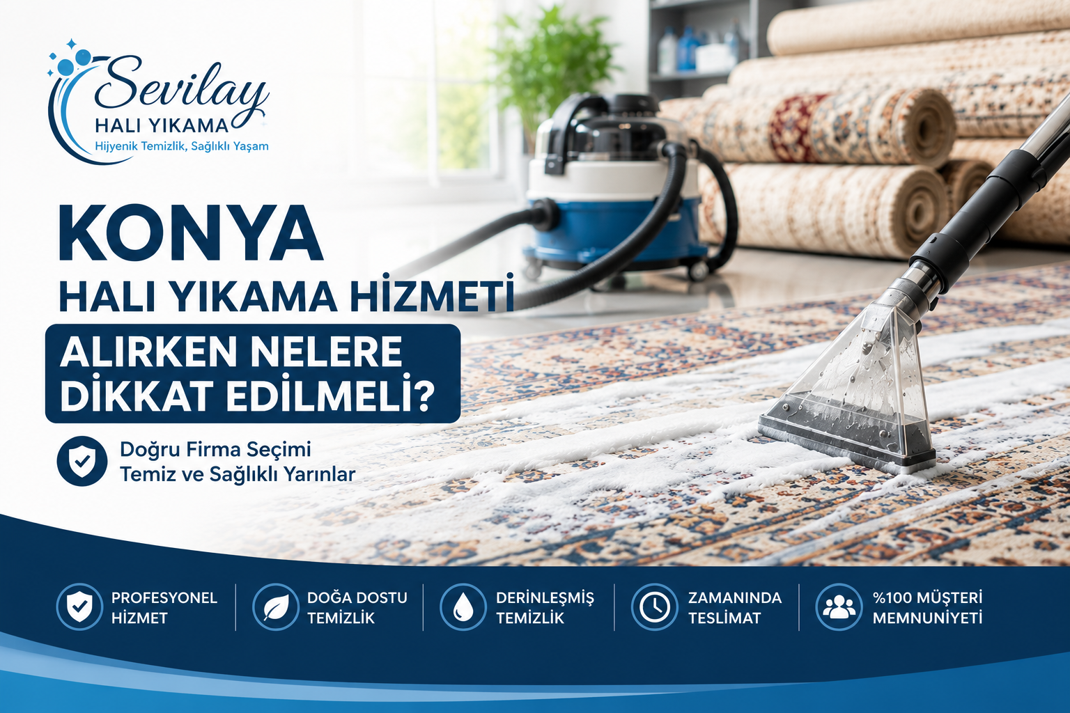 Konya Halı Yıkama Hizmeti Alırken Nelere Dikkat Edilmelidir?