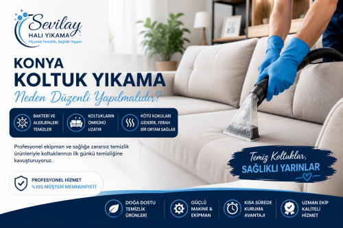 Koltuk Yıkama Neden Düzenli Yapılmalıdır?